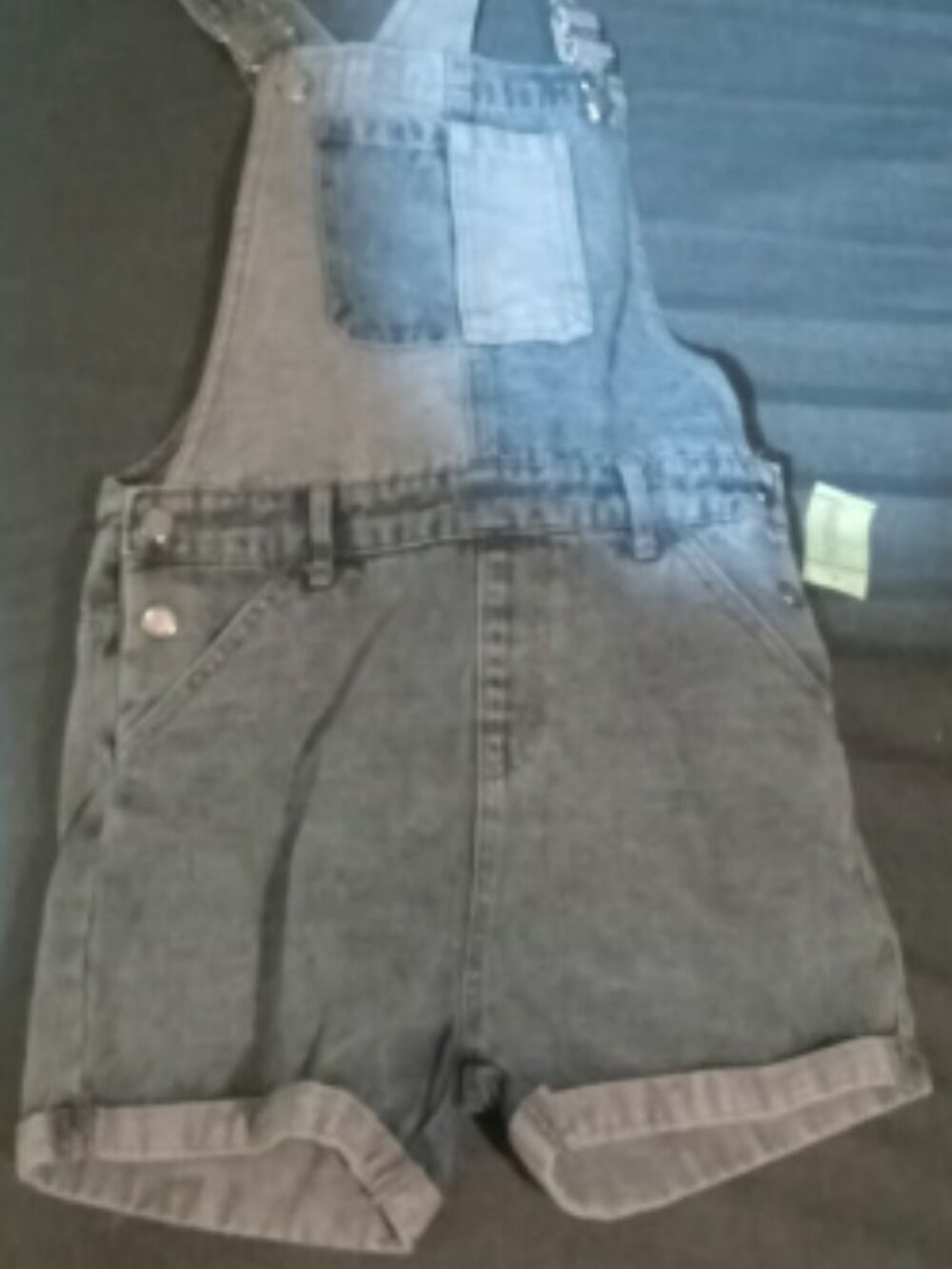 Extremely Me girls' shortalls, 100% cotton, size 14